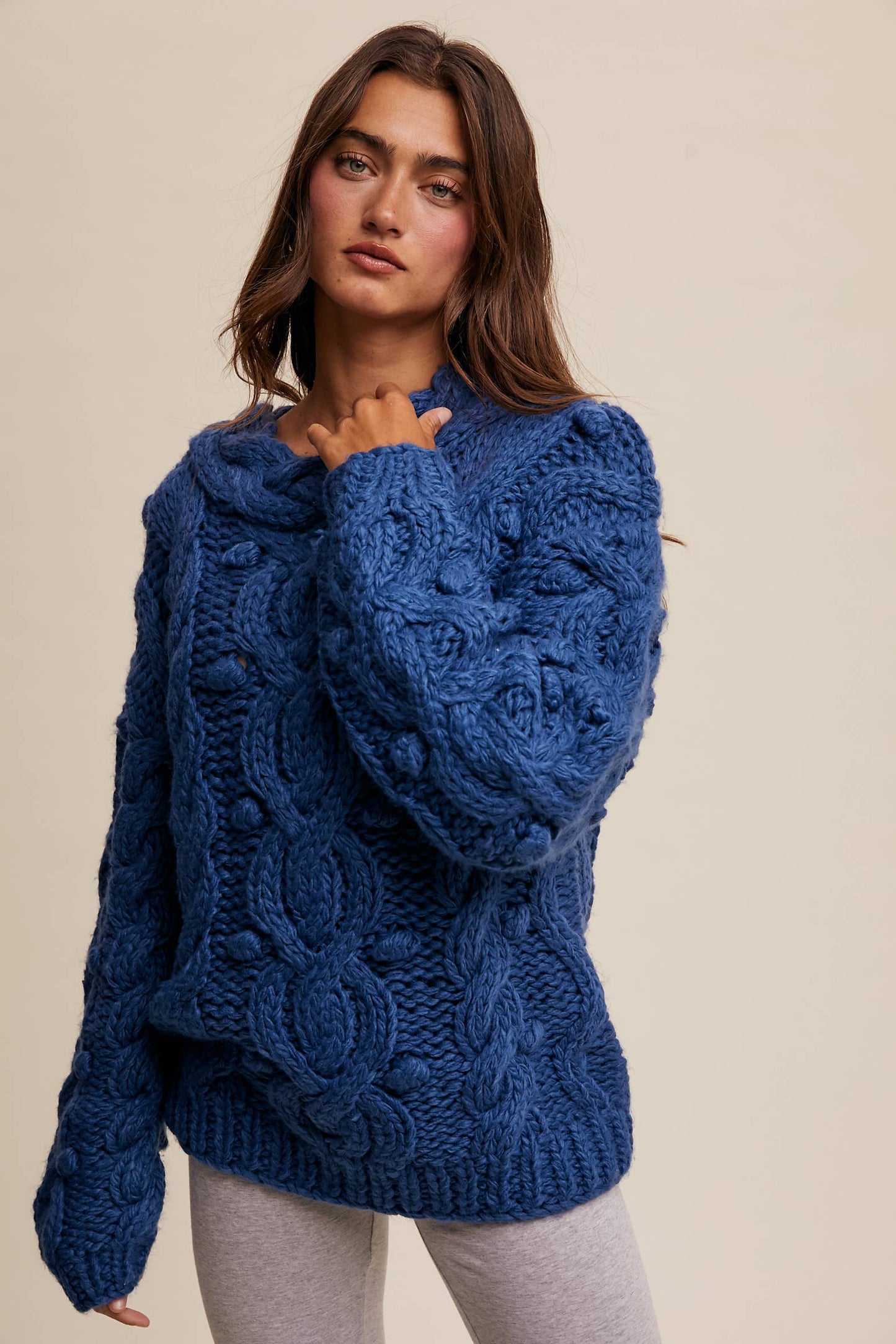Chunky Cable Knit Sweater
