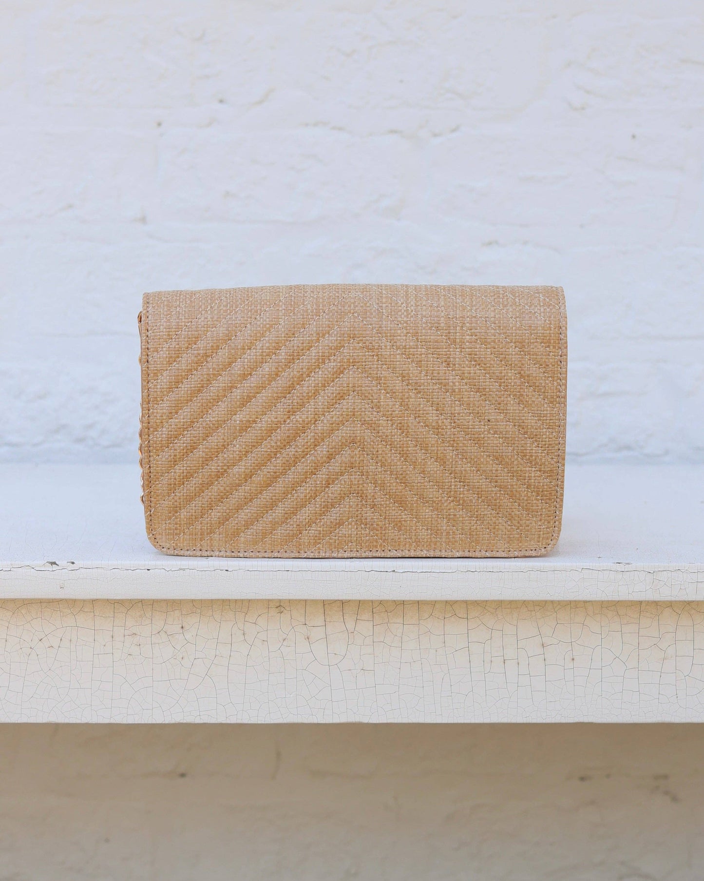 Bryn Clutch/Crossbody Natural VQ