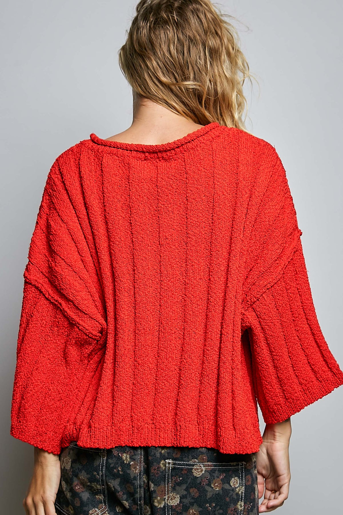 Oversized Soft Textured Sweater
