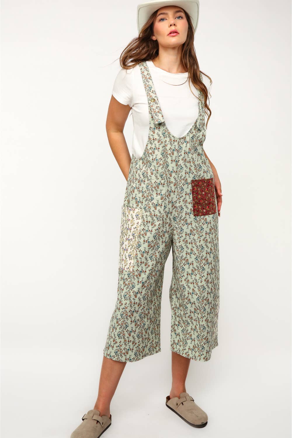 FLOWER OVERALL COLORBLOCK