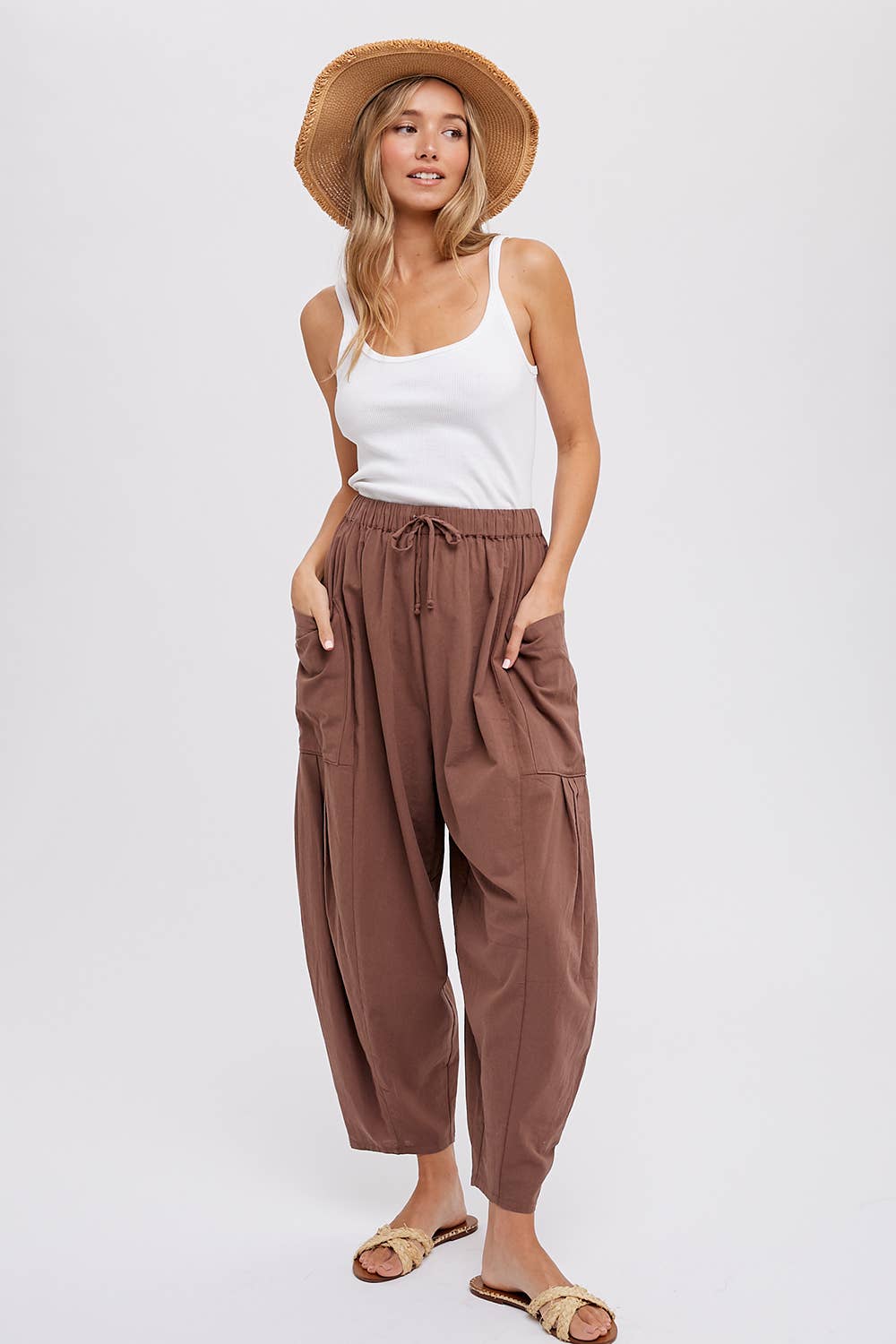 EFFORTLESS HAREM PANTS