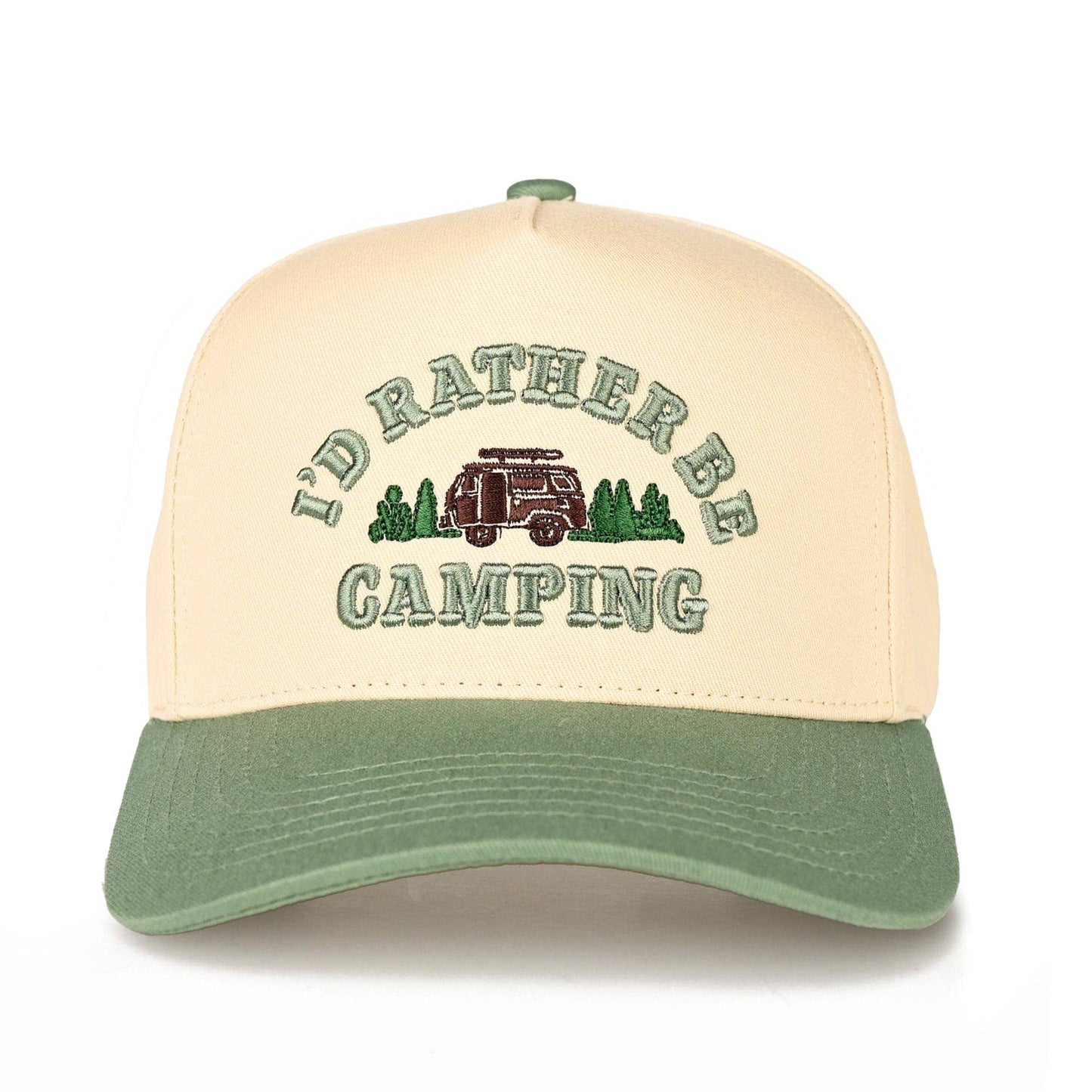 I'd Rather Be Camping Trucker Hat