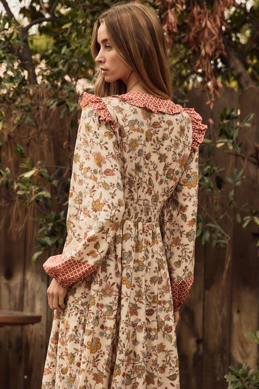 Floral Print Midi Dress