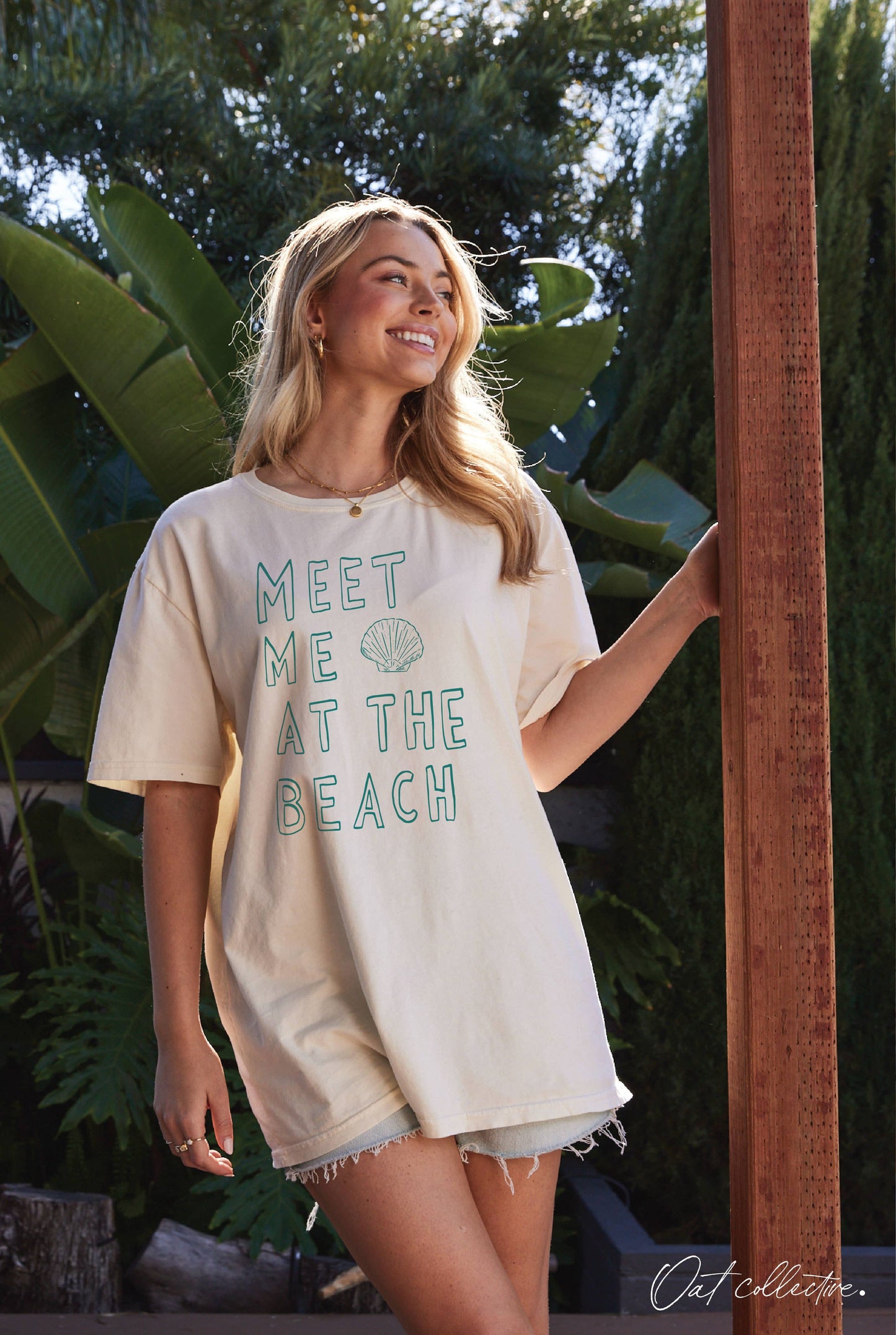 MEET ME AT THE BEACH Top