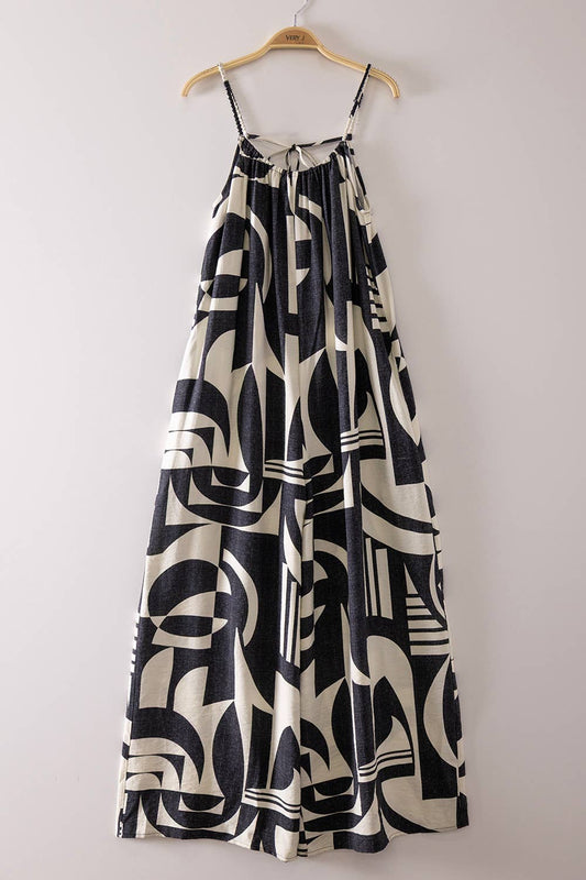 Sleeveless Oversized Woven Jumpsuit