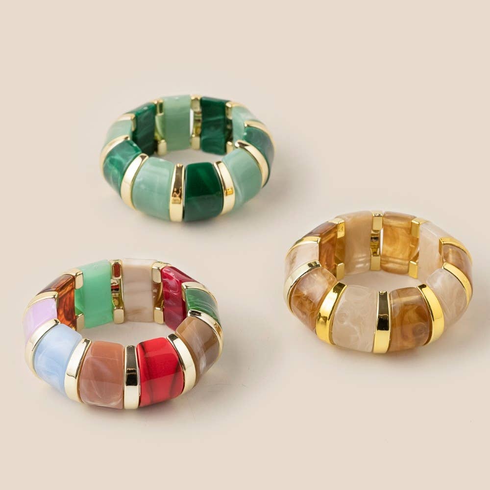 Colorful Block Bracelet