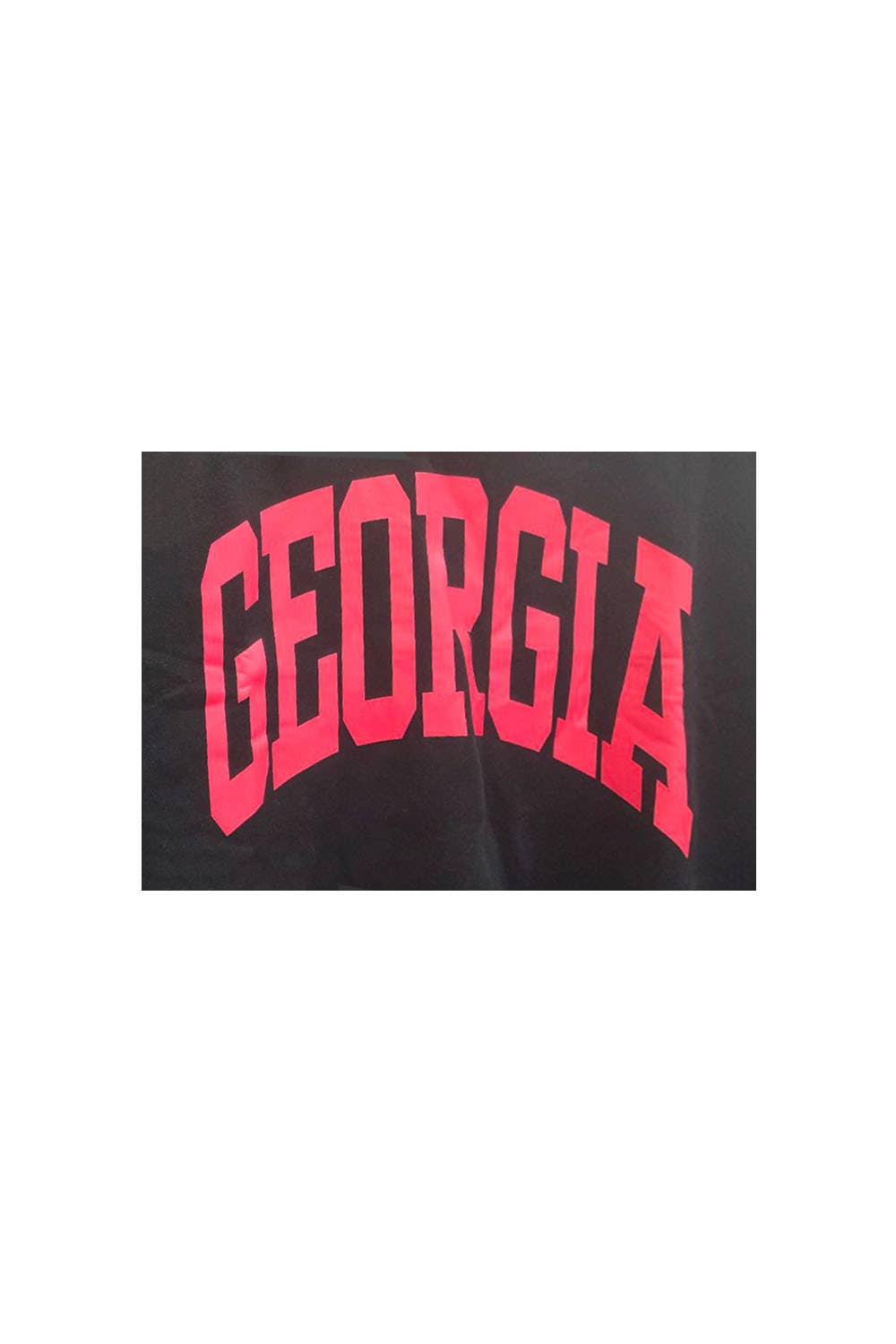 GEORGIA 'GEORGIA & GA' Print Reversible Mockneck Swea