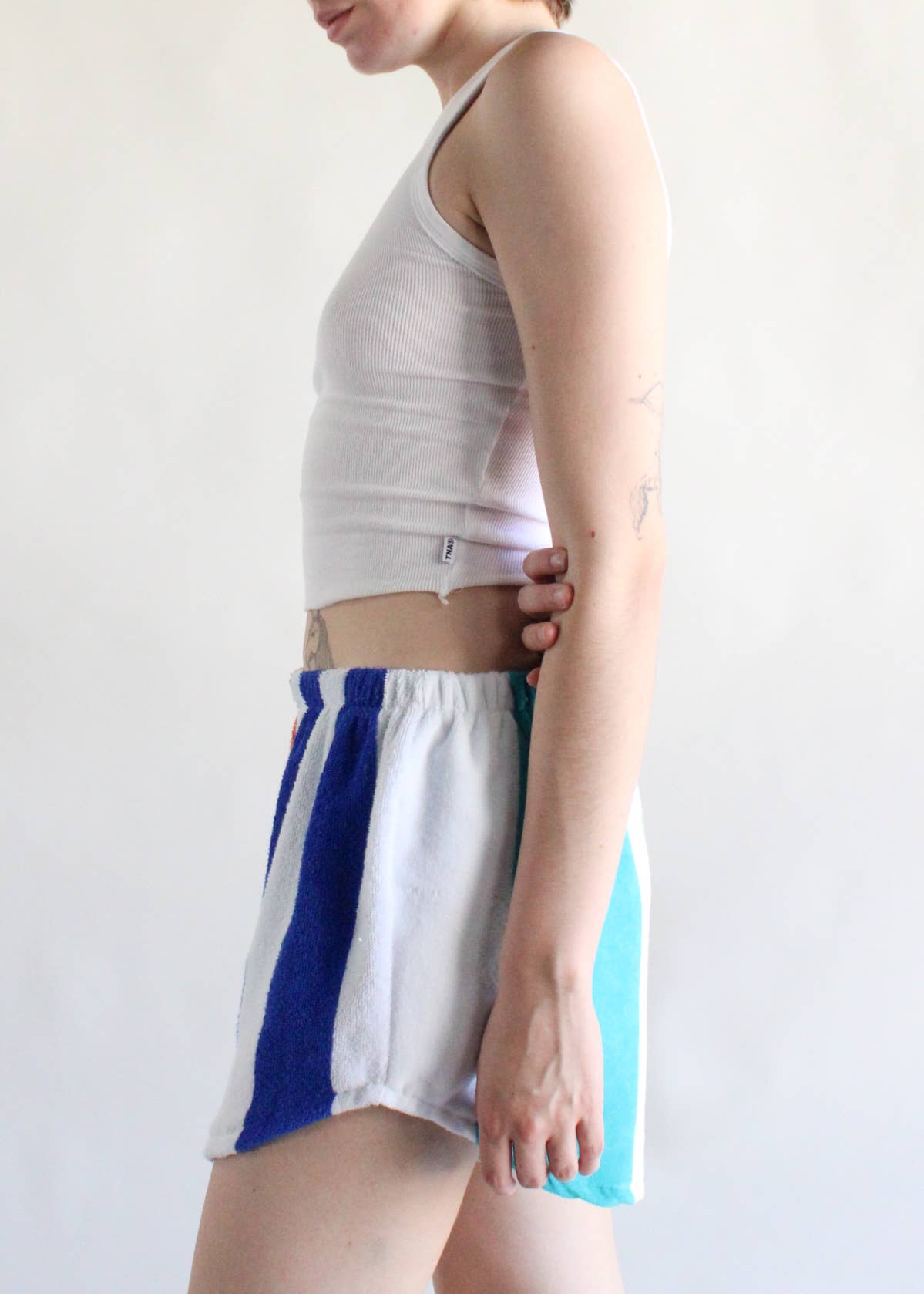 Dyed Towel Shorts