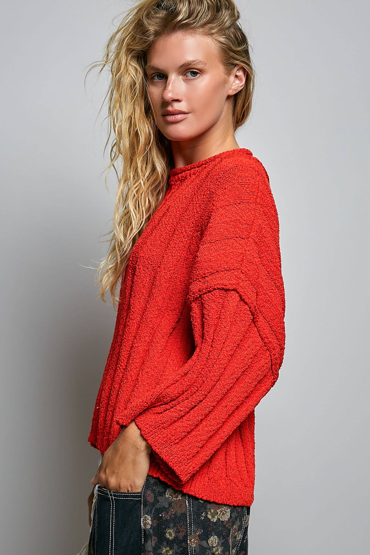 Oversized Soft Textured Sweater