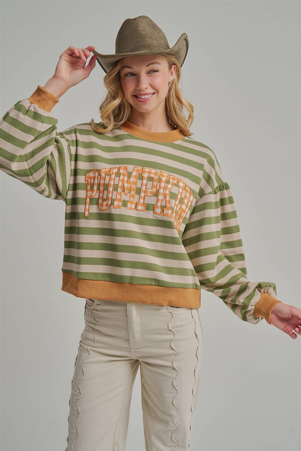 THANKSGIVING TOP WITH PUMPKIN