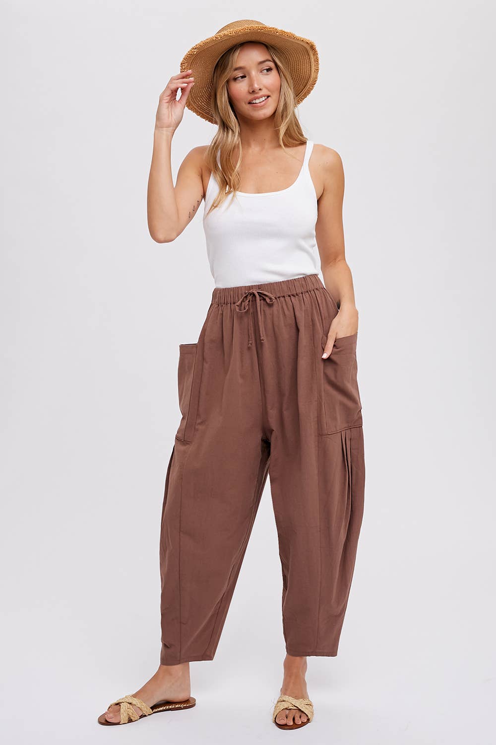 EFFORTLESS HAREM PANTS