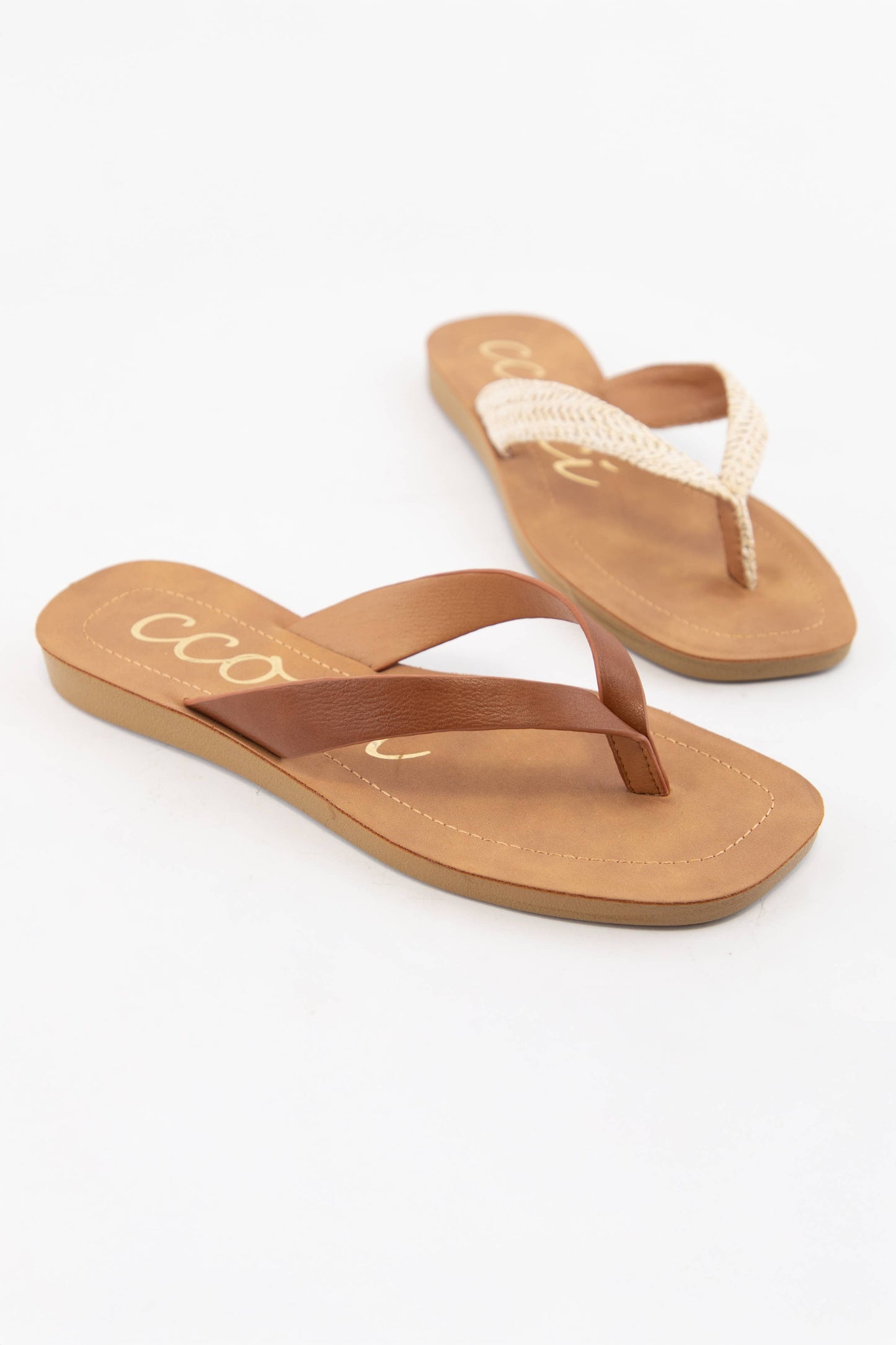 SIA MINIMAL FLIP FLOP THONG SANDALS