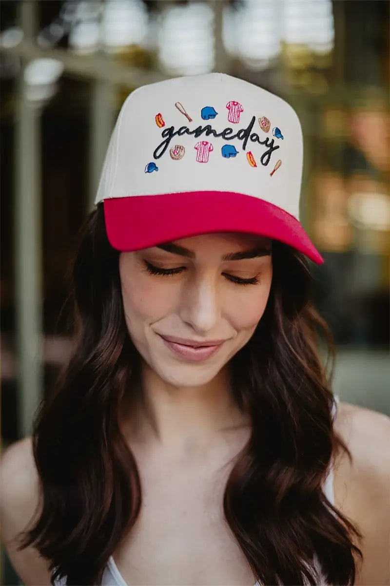 Gameday Baseball Doodles Classic Trucker Hats