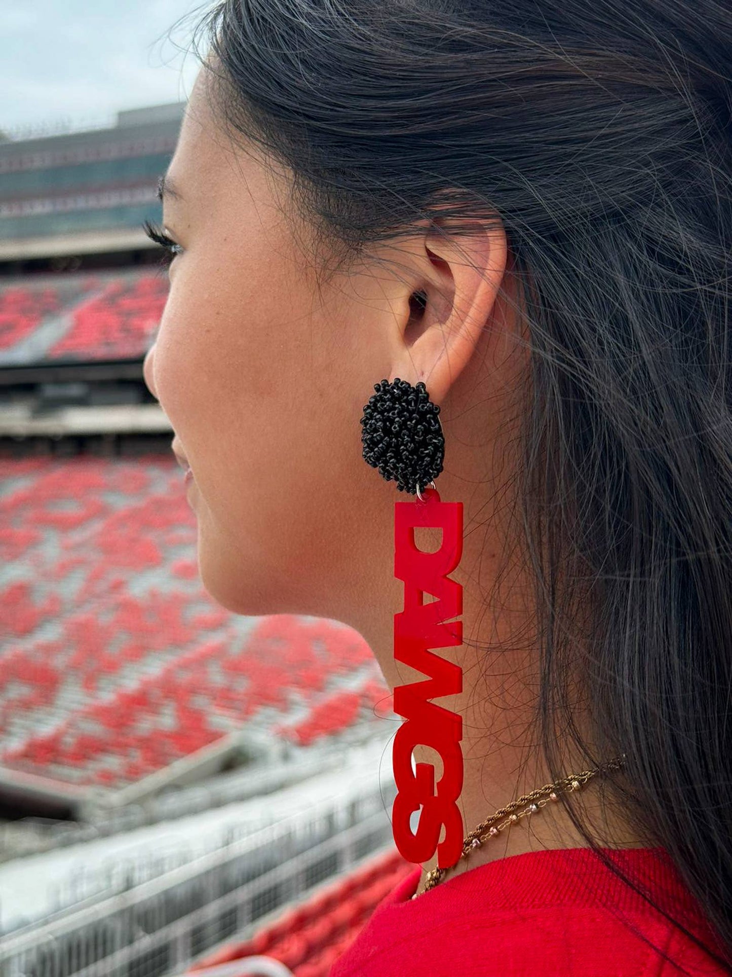 DAWGS Acrylic Earrings