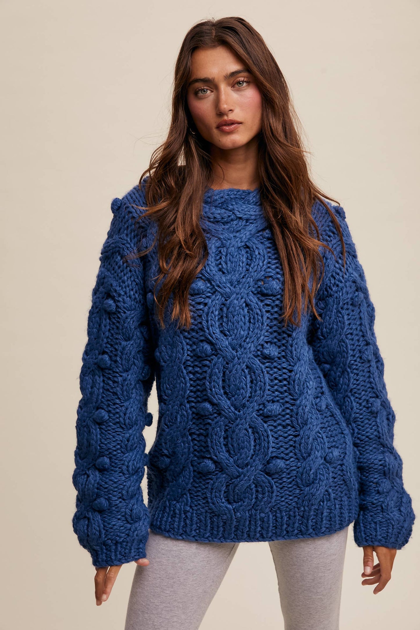 Chunky Cable Knit Sweater