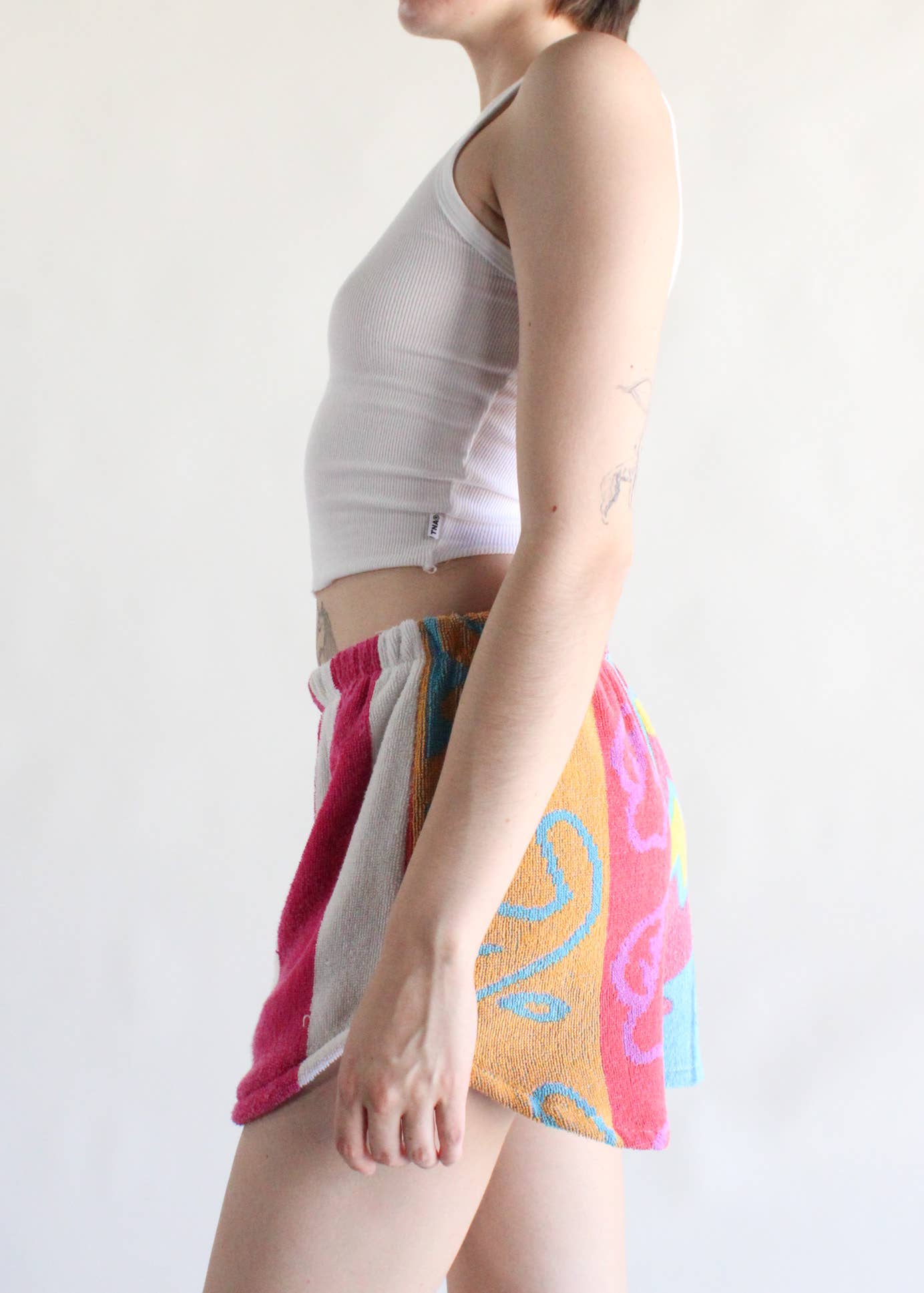 Dyed Towel Shorts