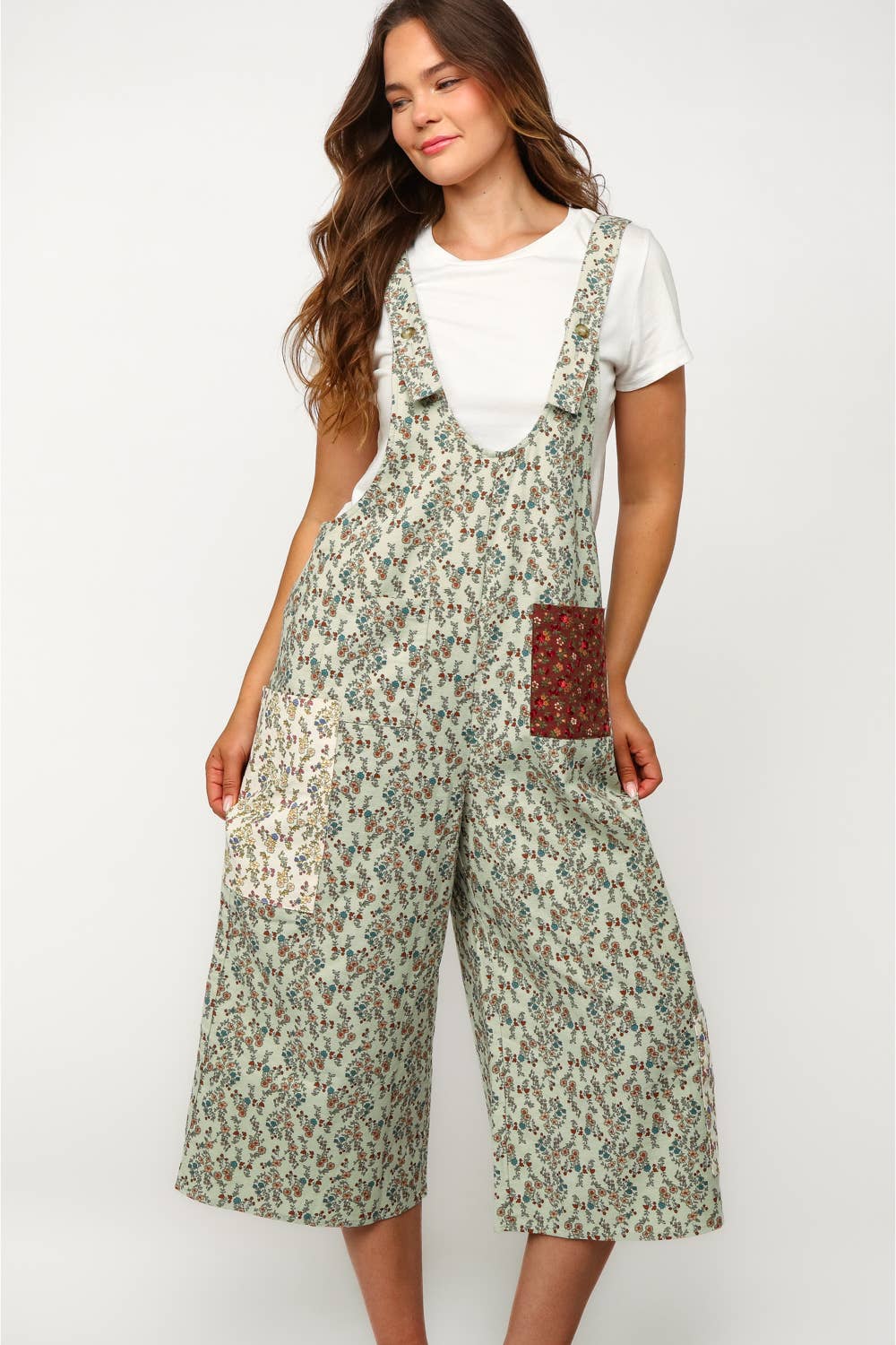 FLOWER OVERALL COLORBLOCK