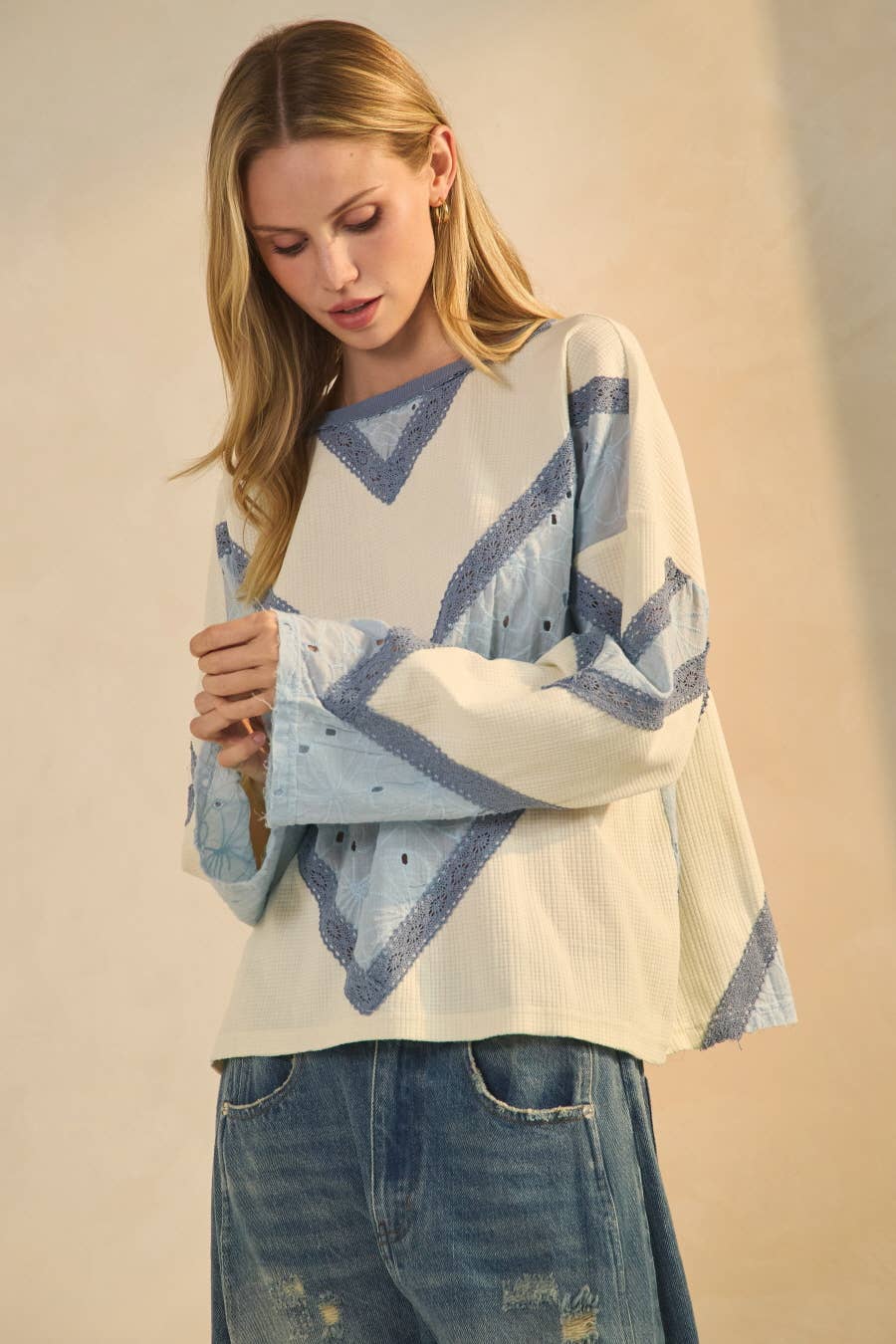 Loose-fit Long-sleeve Top