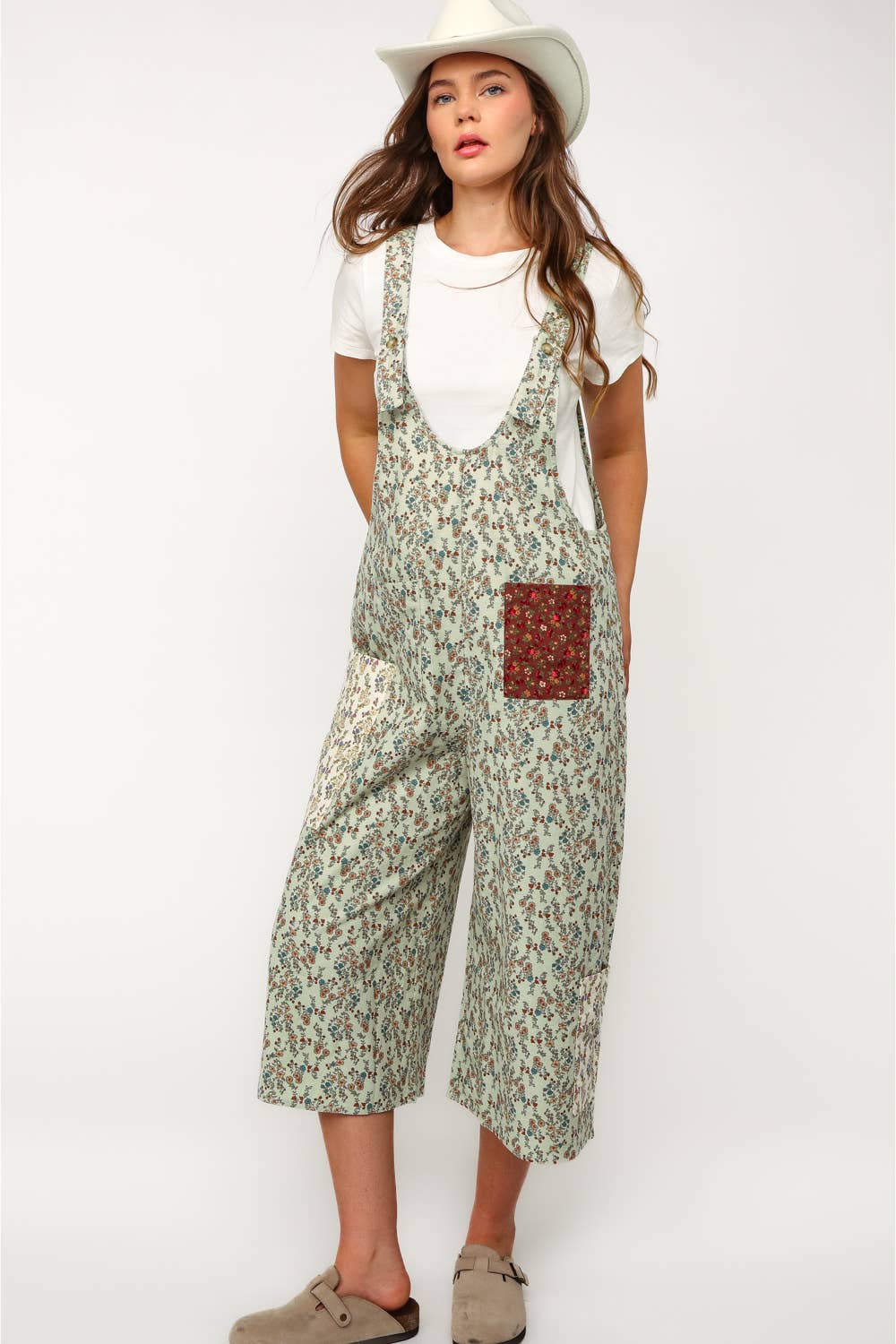 FLOWER OVERALL COLORBLOCK