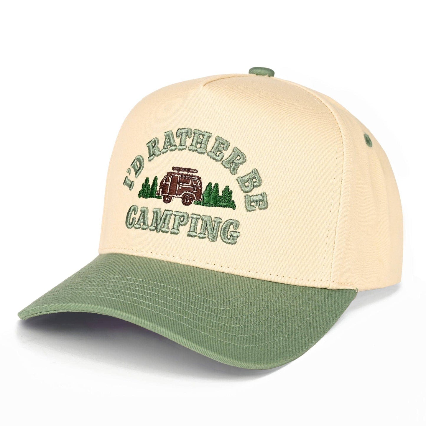 I'd Rather Be Camping Trucker Hat