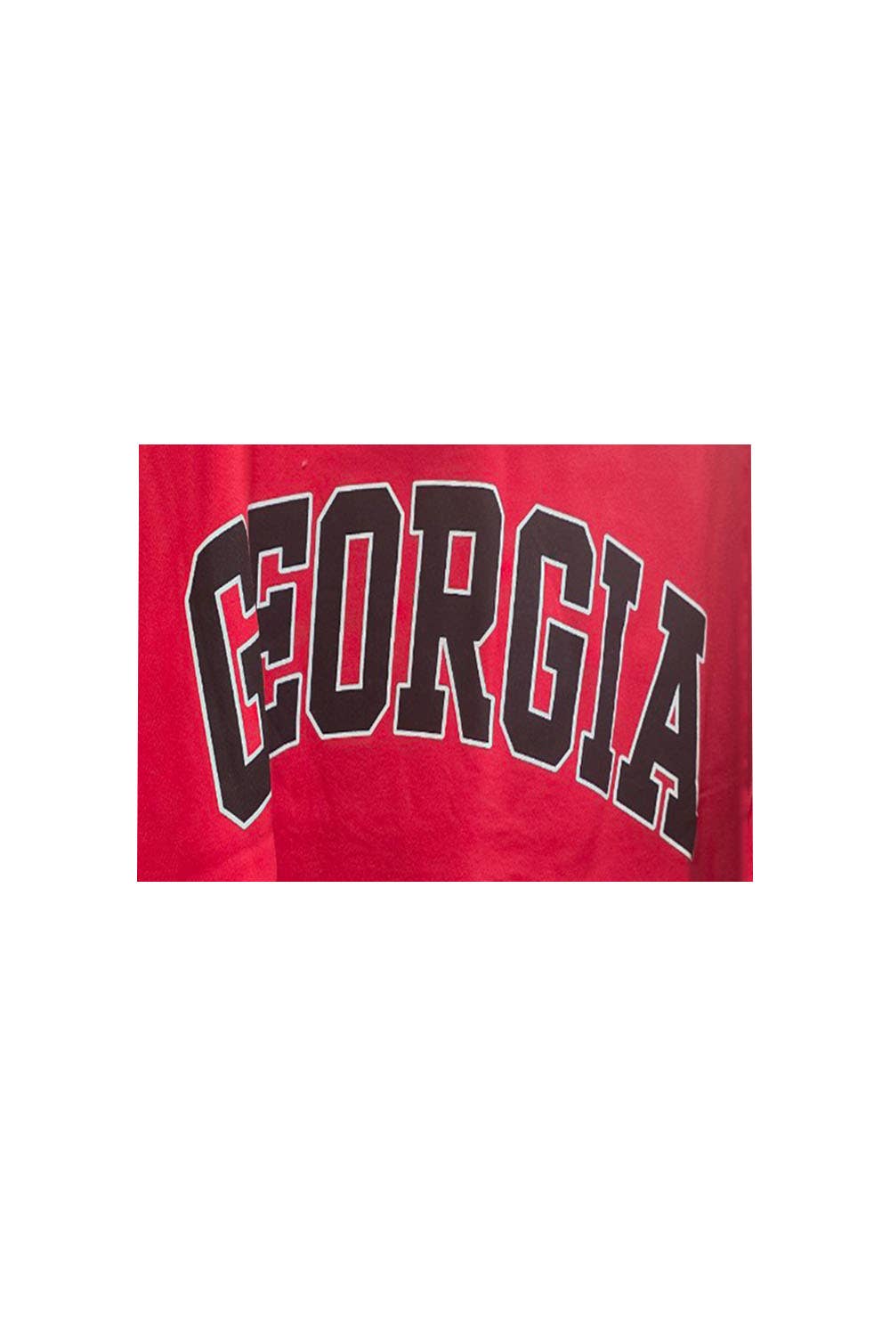 GEORGIA 'GEORGIA & GA' Print Reversible Mockneck Swea