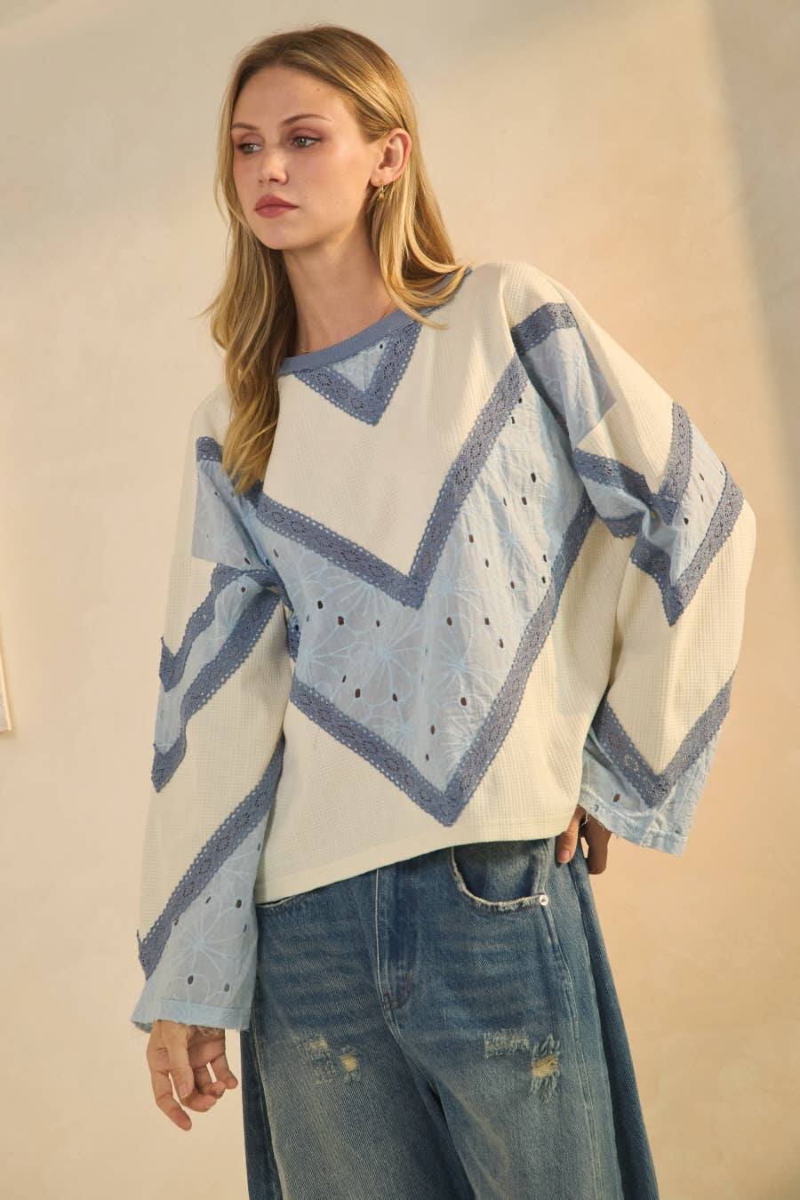Loose-fit Long-sleeve Top