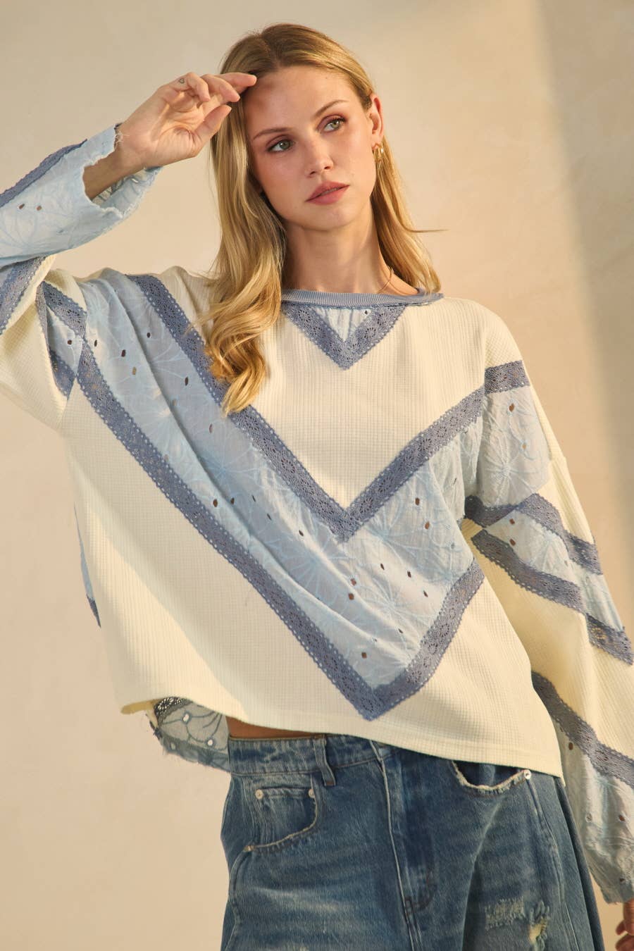 Loose-fit Long-sleeve Top