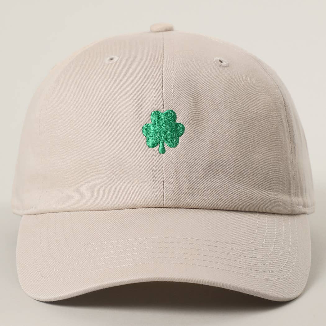 Lucky Clover St. Patrick's Day Embroidered Baseball Cap