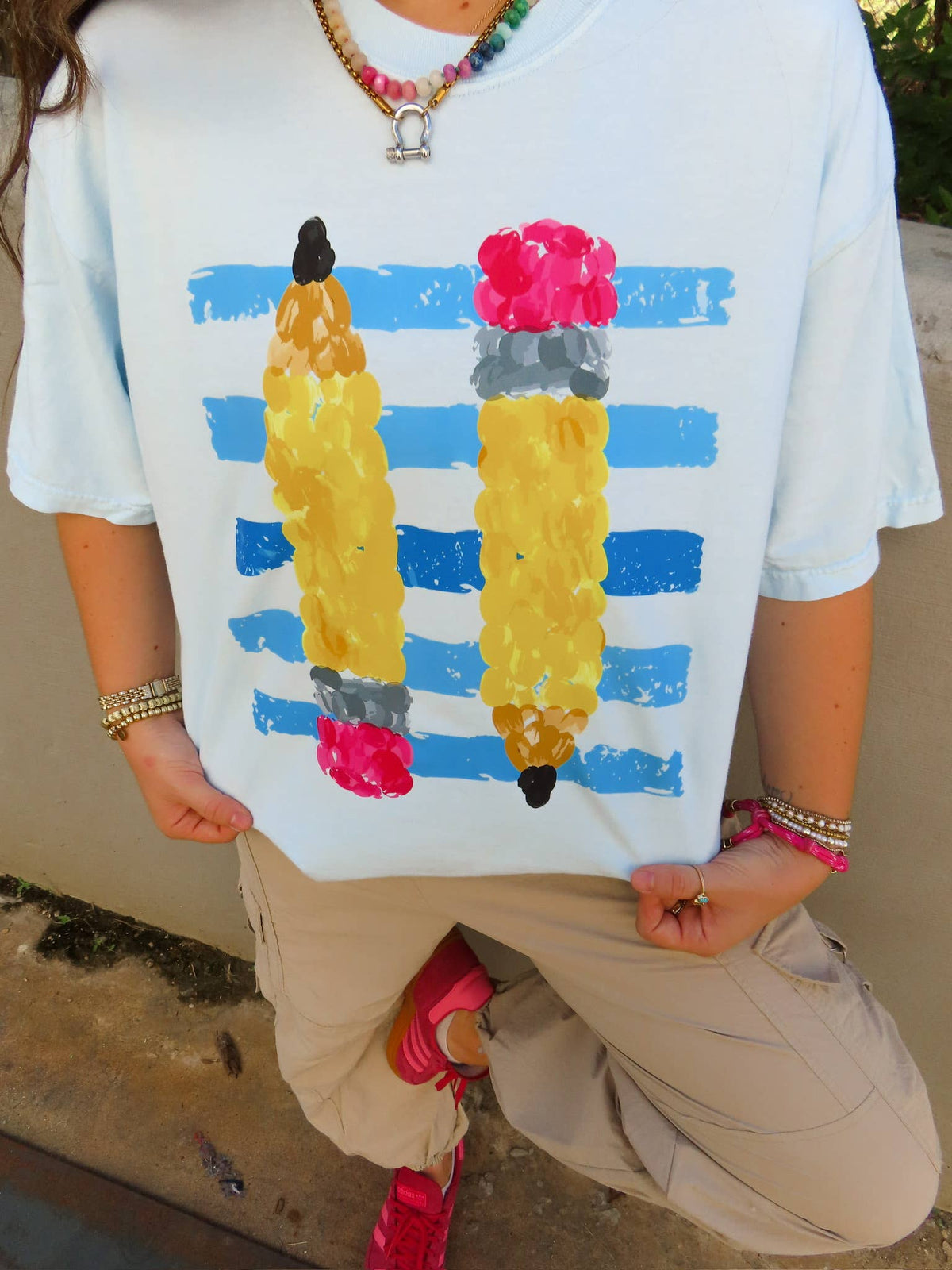 Teacher Pencil Classroom Tee