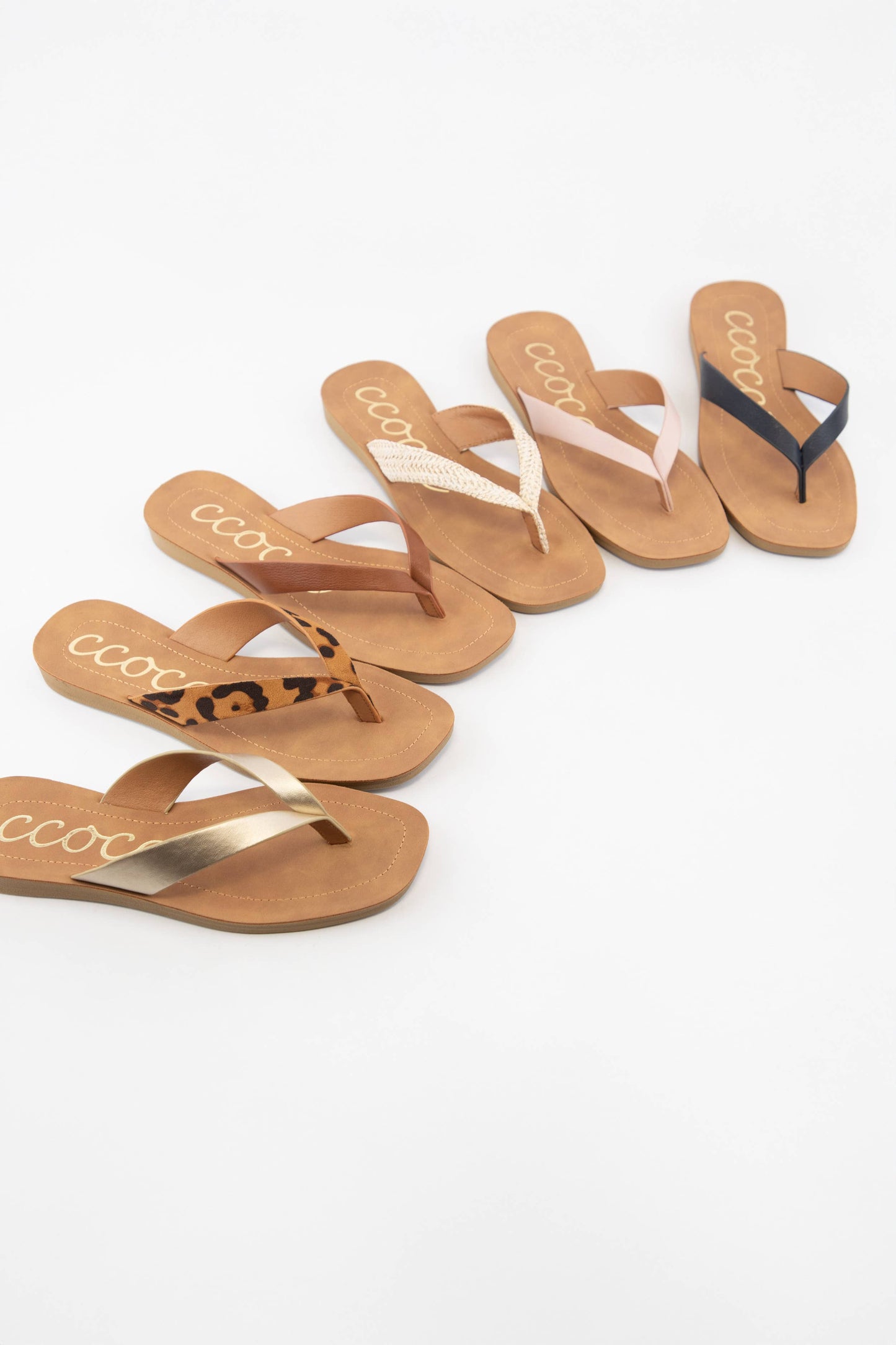 SIA MINIMAL FLIP FLOP THONG SANDALS