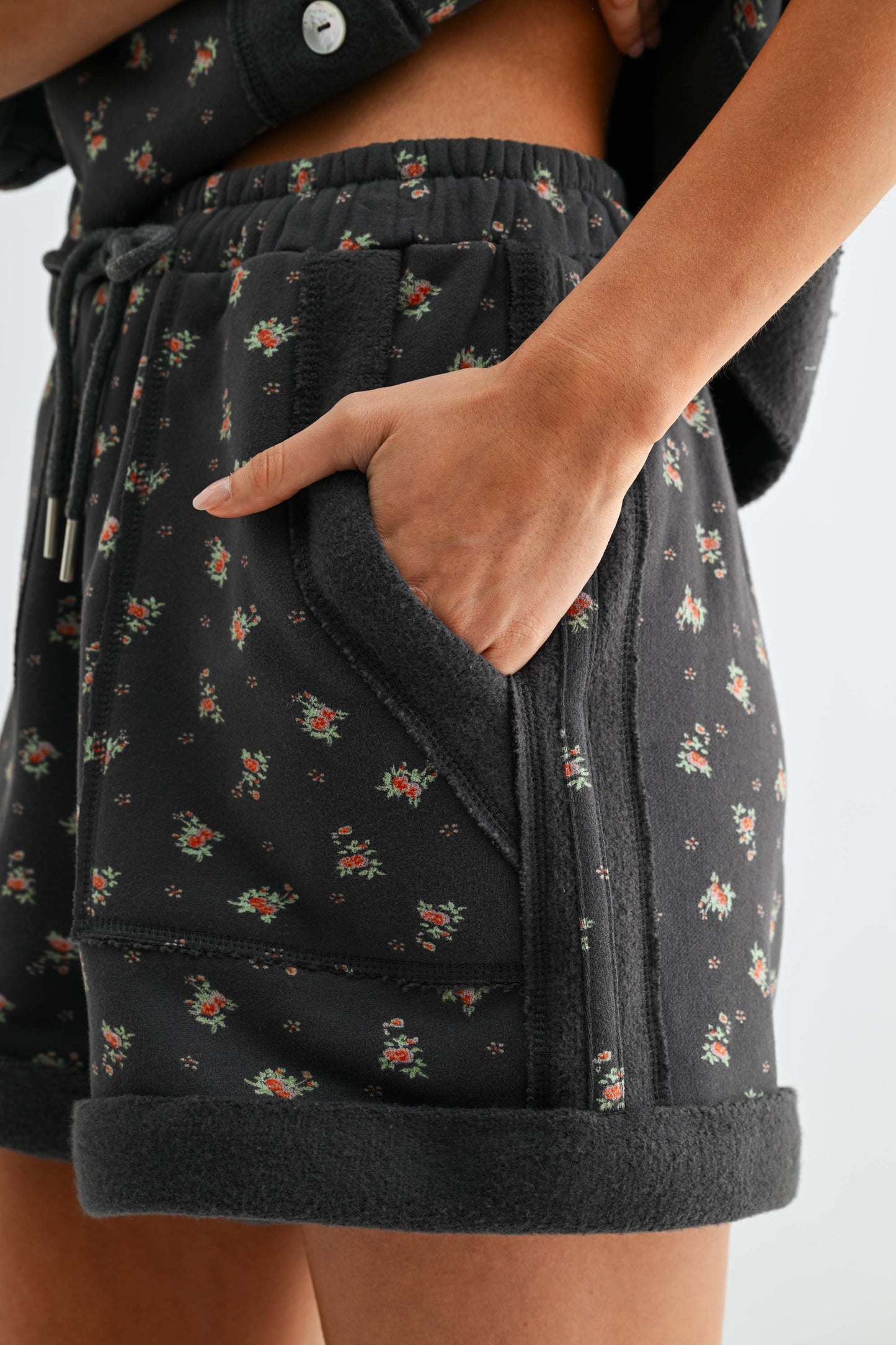 Floral Print Short Sleeve Set