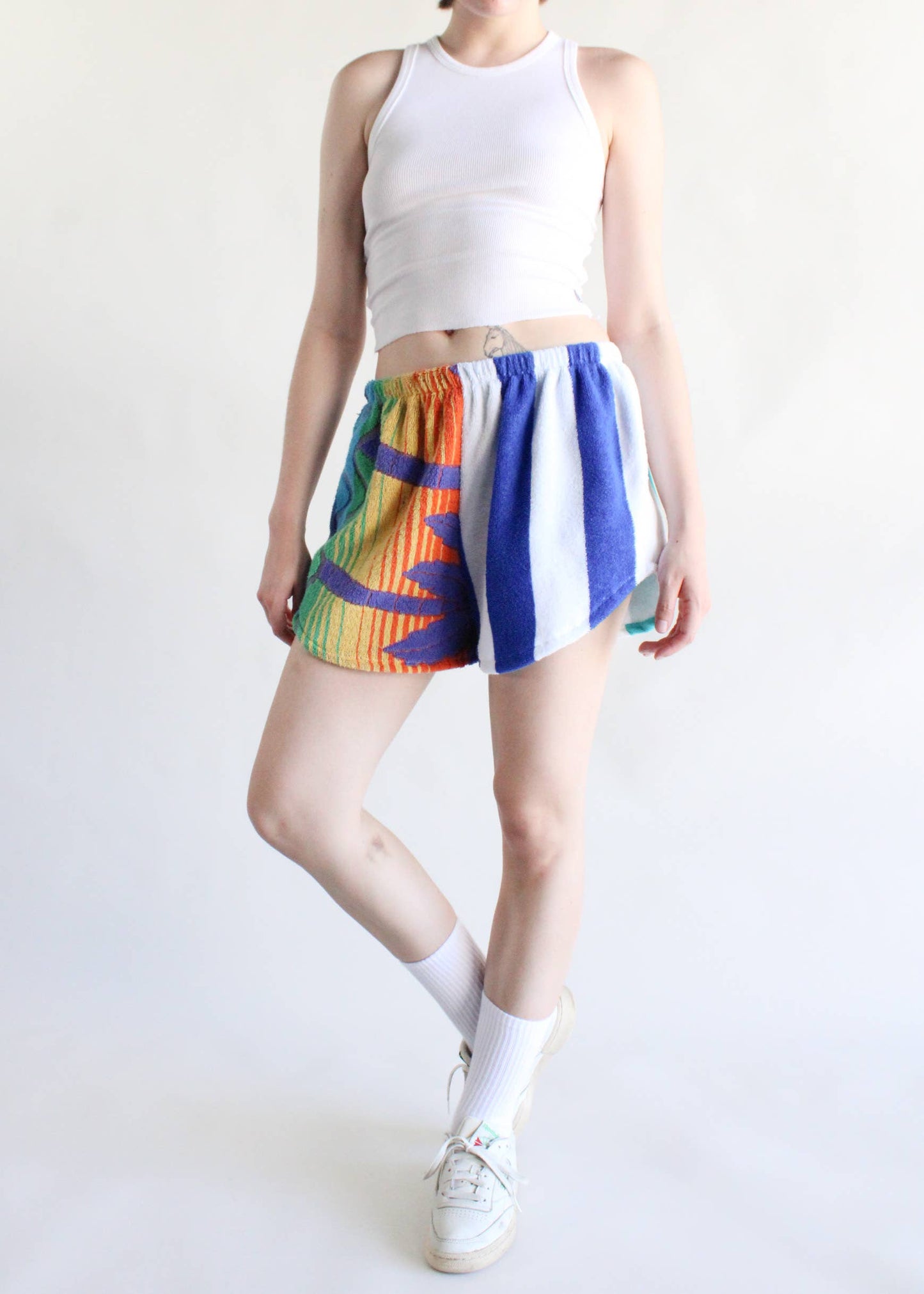 Dyed Towel Shorts