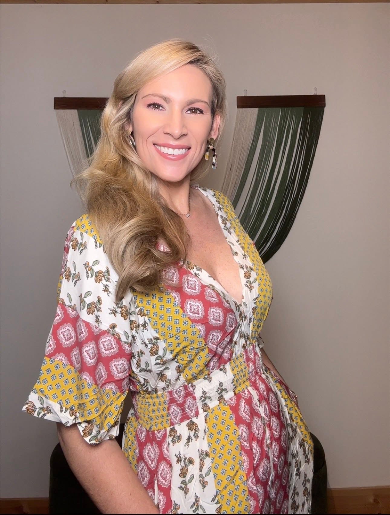 Bohemian Print Vintage Waist-Tie Jumpsuit